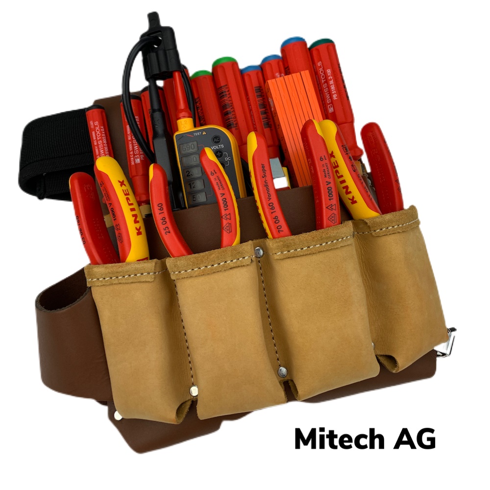Sacoche à outils pour électricien - Mitech AG Elektrotechnik