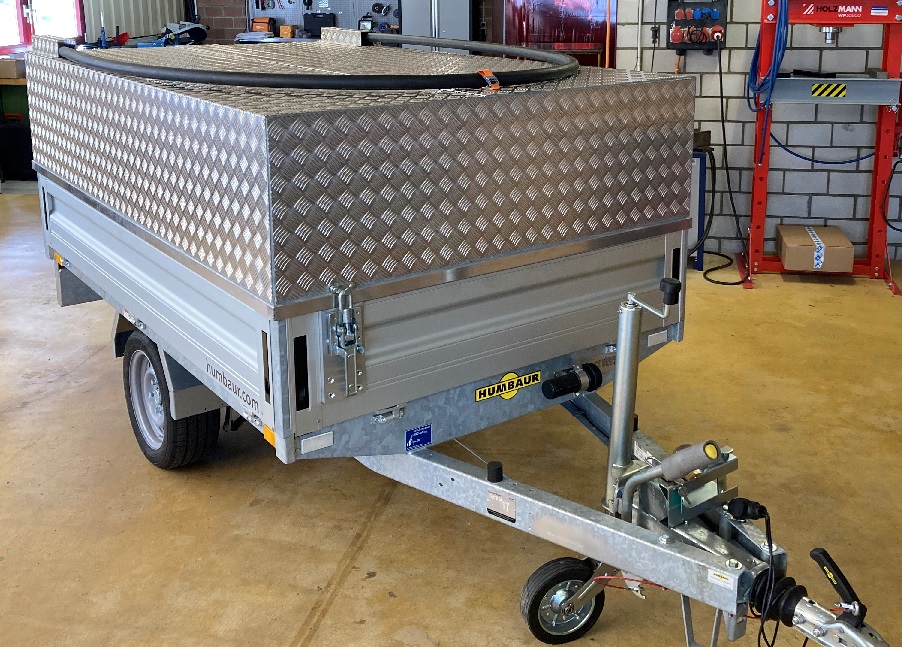 Rutenwagen mit Raupenantrieb