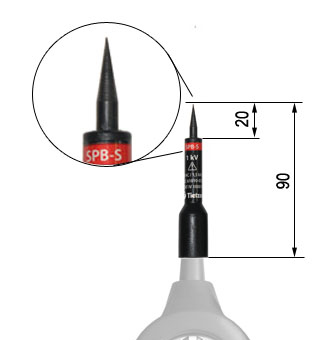 Einstechspitze für Erdkabel