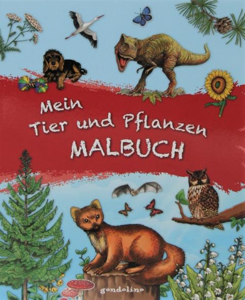Mein Tier und Pflanzen Malbuch
