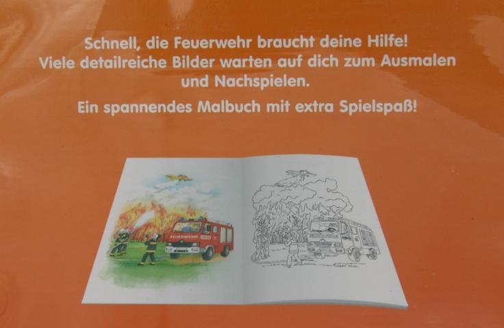Malbuch "Feuerwehr" - Ritas Schirmwelt