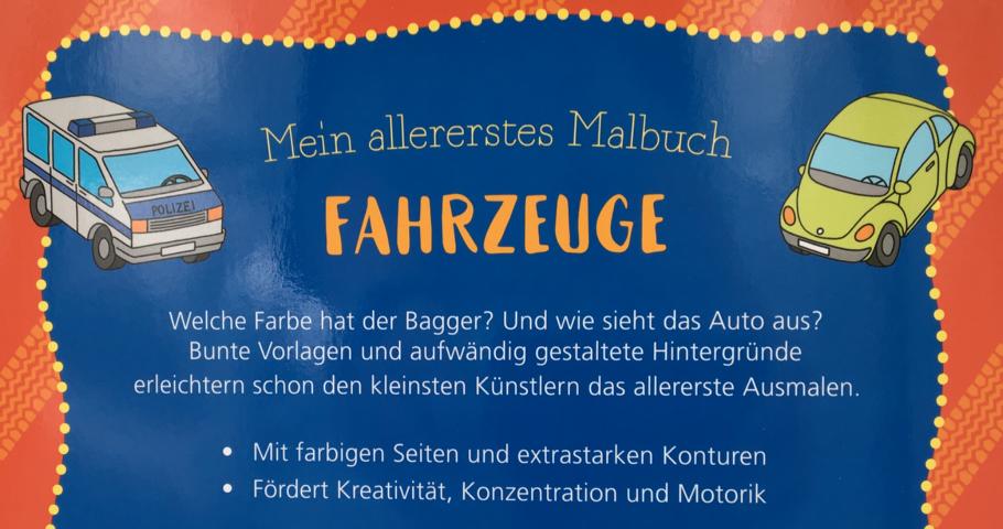Mein allererstes Malbuch