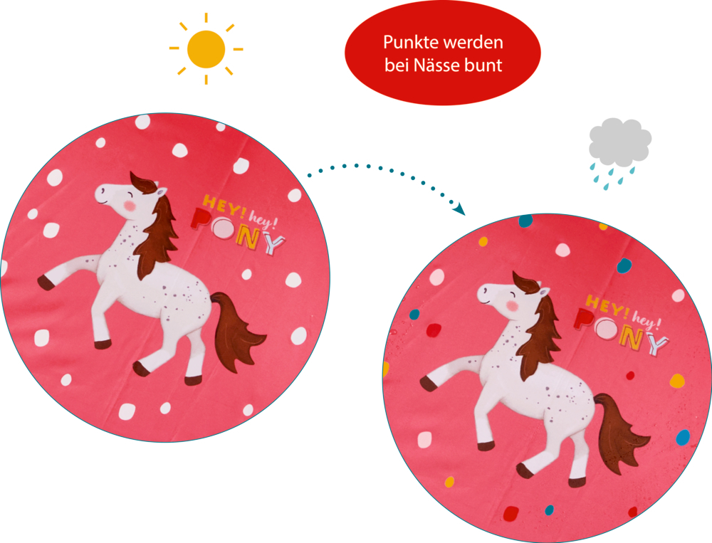 Zauber Regenschirm Ponyhof