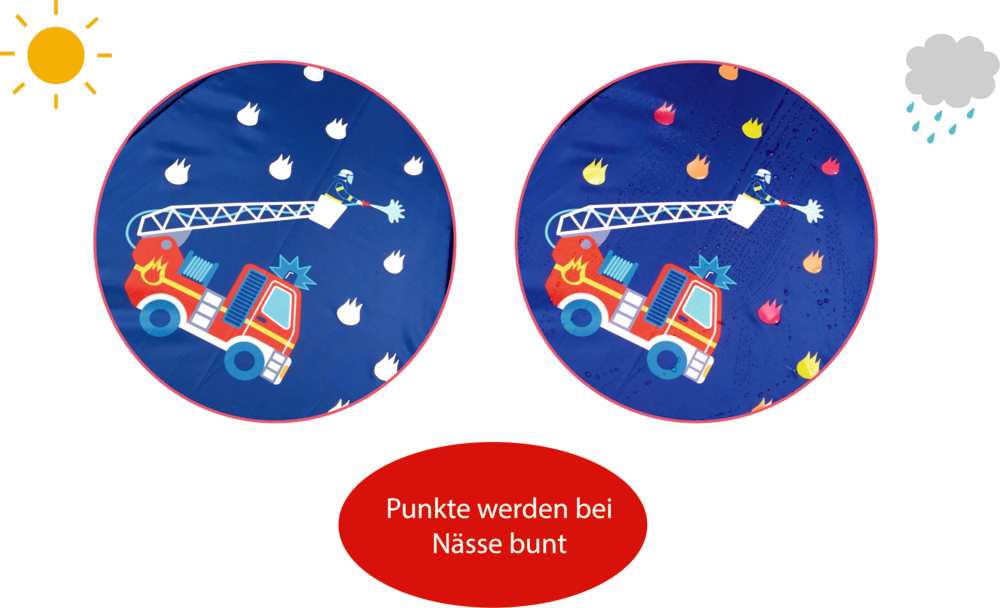 Zauber Regenschirm Feuerwehr