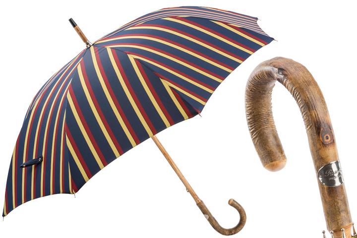 Herrenschirm gestreift