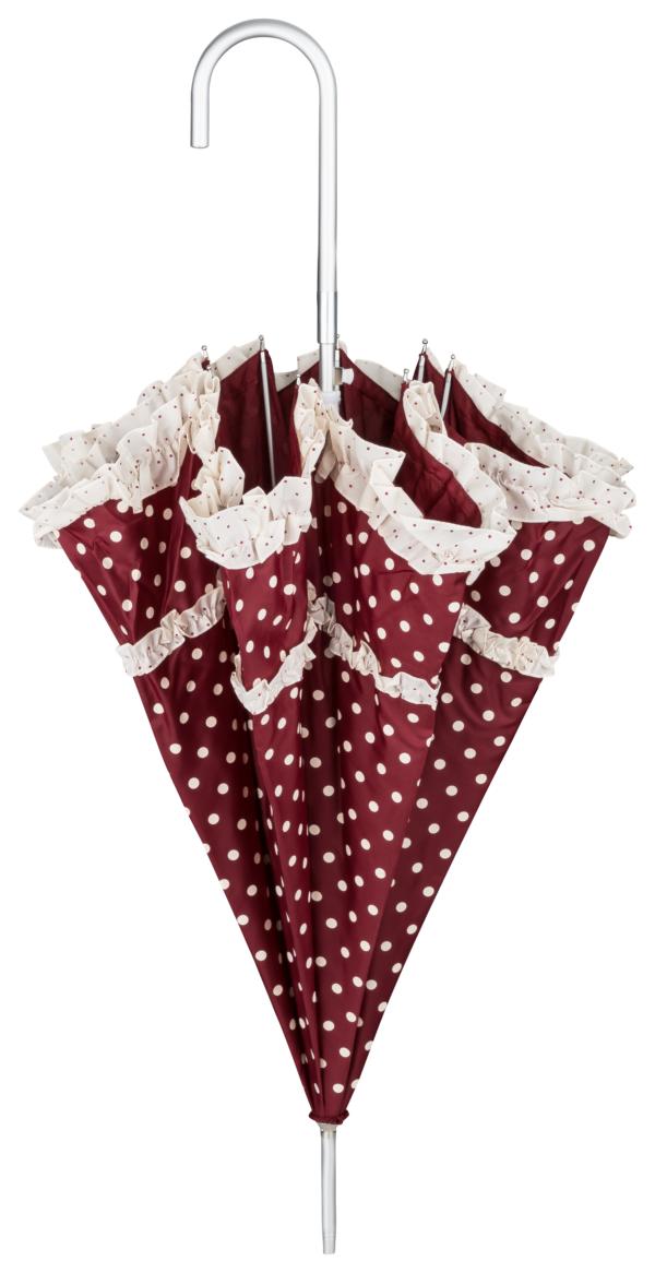 Mary, bordeaux/weiss Punkte