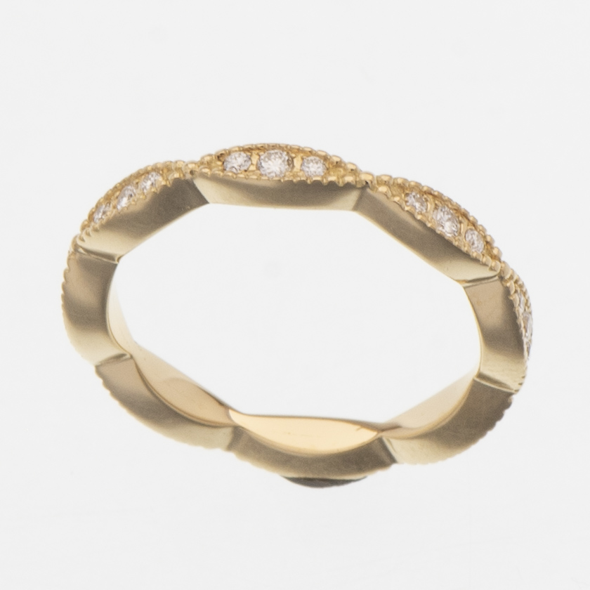 Gelbgold Alliancering