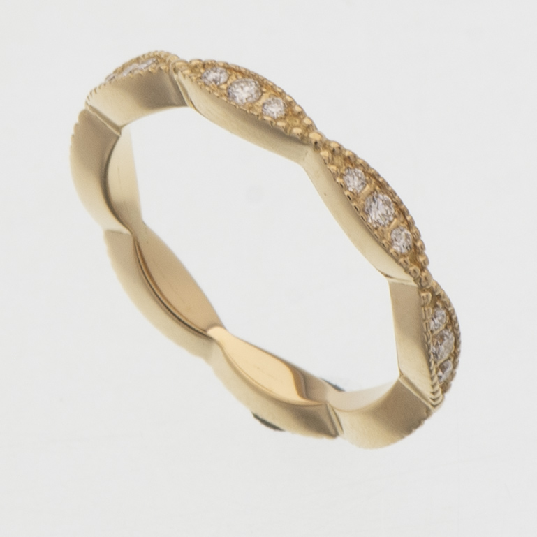 Gelbgold Alliancering