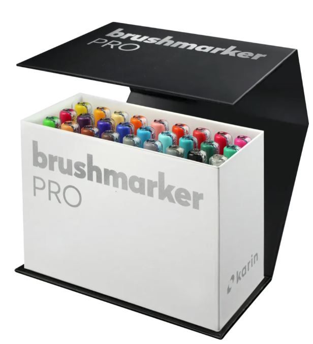 KARIN Brush Marker Pro Mini Box, 26 Stück