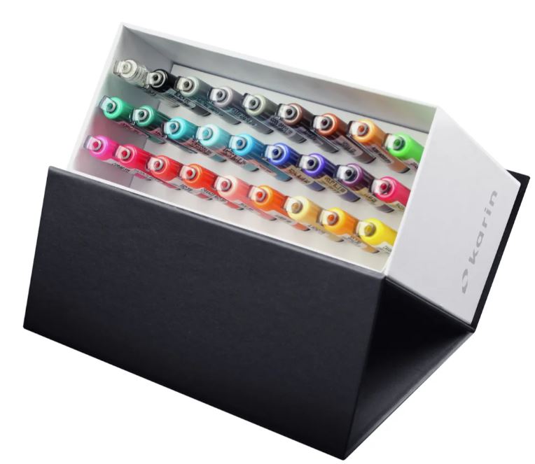 KARIN Brush Marker Pro Mini Box, 26 Stück