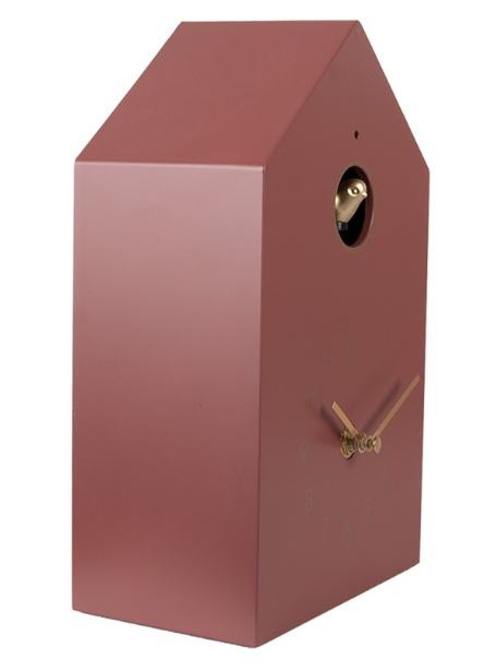 Clayre & Eef Kuckucksuhr rosa 16 x 9 x 25 cm