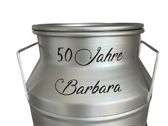 Milchkannen Laterne Le Chalet silber mini