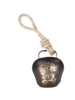 Glocke Laterne Le Chalet schwarz mini