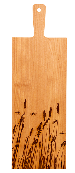 Kadastar Holzbrett “Schilf”, 60x20x2 cm, Buche