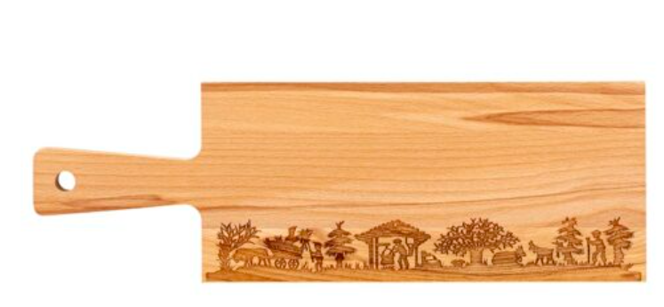 Kadastar Holzbrett “Chäserei”,       40x13x2 cm, Buche