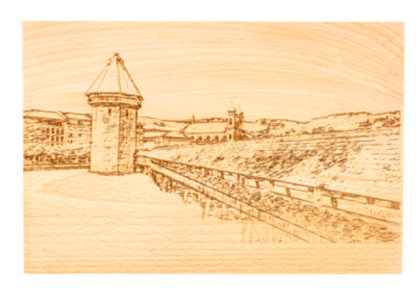 Kadastar Holzbrett Luzern, 30x20x1,5 cm, Buche