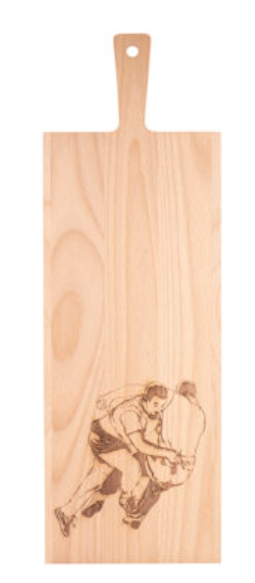 Kadastar Holzbrett “Hosenlupf”,       60x20x2 cm, Buche