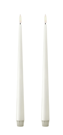Ester & Erik LED Stabkerzen 2 Stück, 30 cm, silky