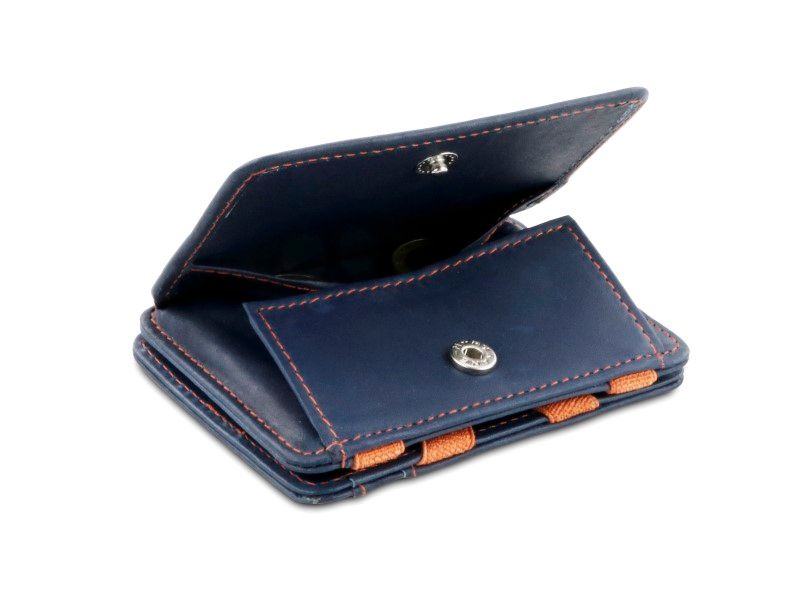 Hunterson Magic Wallet mit Münzfach Blue Orange<br>
