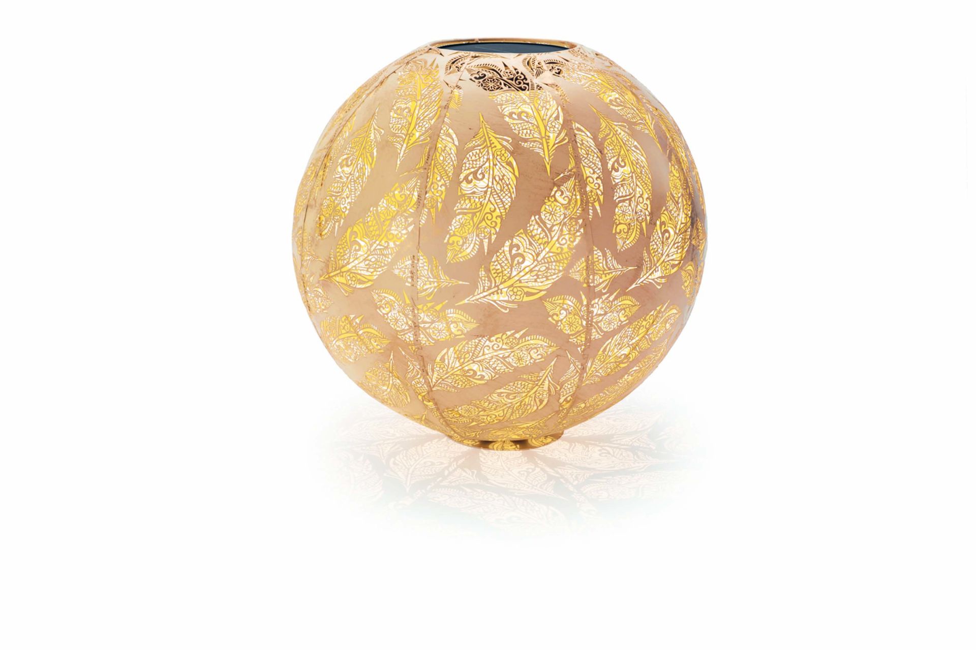 STT Solar Laterne Antic Ball Feder 40