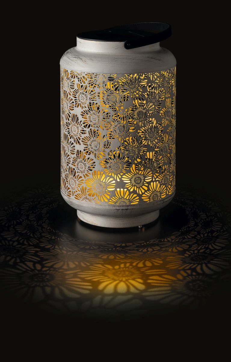STT Solar Laterne Vintage Flower