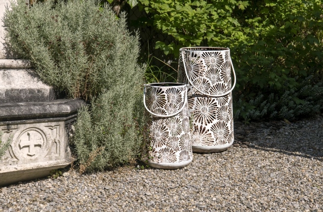 STT Solar Laterne Antic Blossom