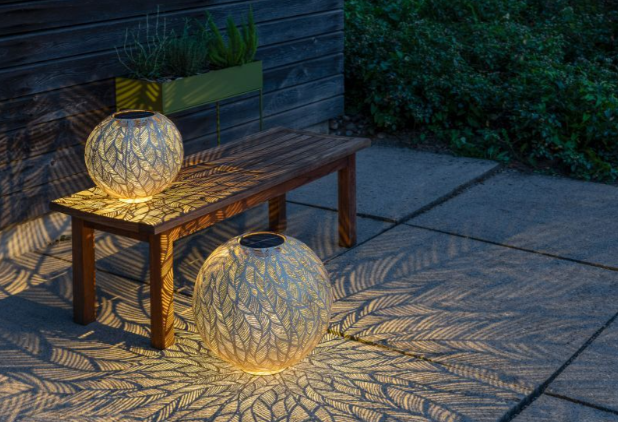 STT Solar Laterne Antic Ball Julia, Ø 40 cm