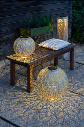 STT Solar Laterne Antic Ball Julia, Ø 40 cm