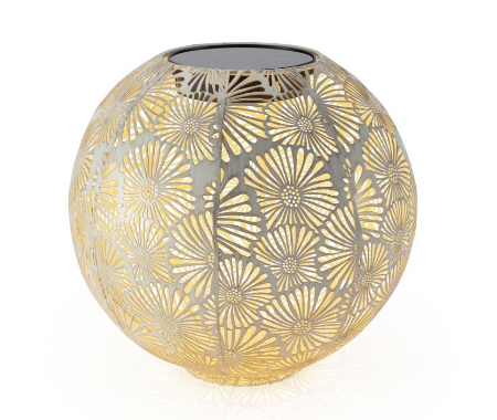 STT Solar Laterne Antic Ball Blossom, Ø 30 cm