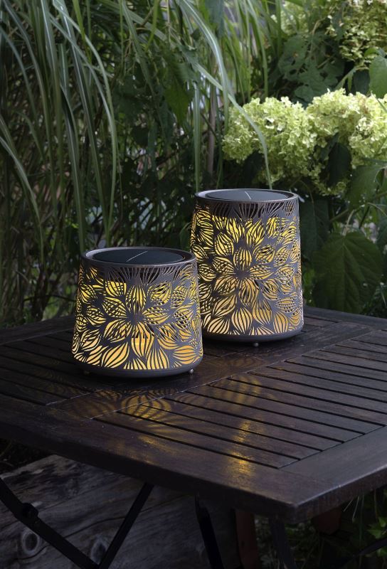 STT Solar Laterne Antic Mini Flora