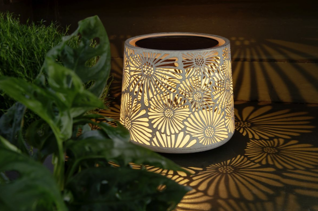 STT Solar Laterne Antic Mini Blossom