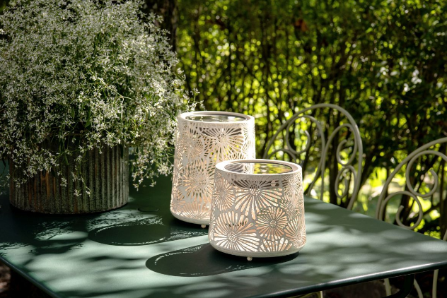 STT Solar Laterne Antic Mini Blossom