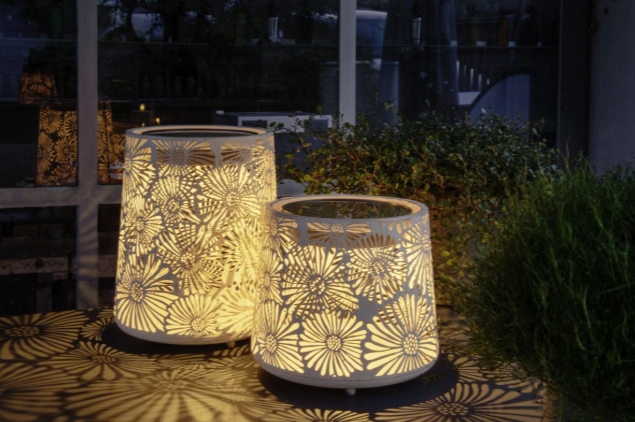 STT Solar Laterne Antic Mini Blossom