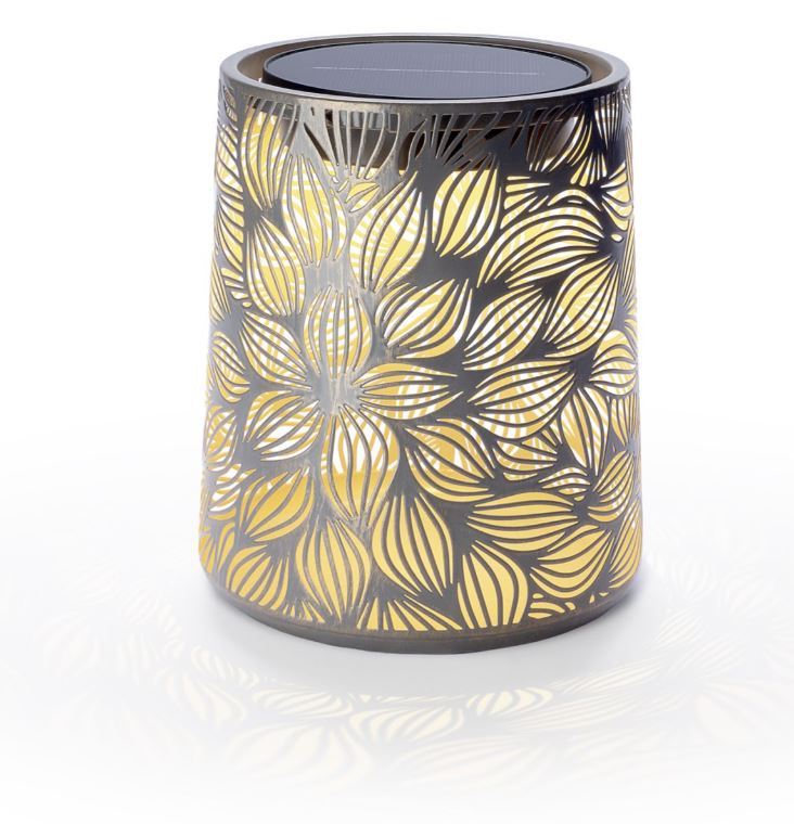 STT Solar Laterne Antic Mini Flora