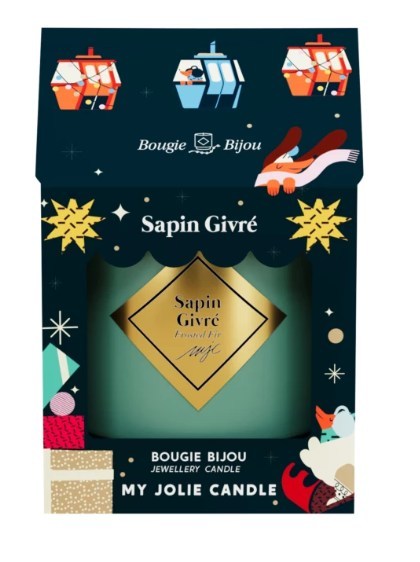 Maison Berger Duftkerze Sapin Givré mit goldenem Armband