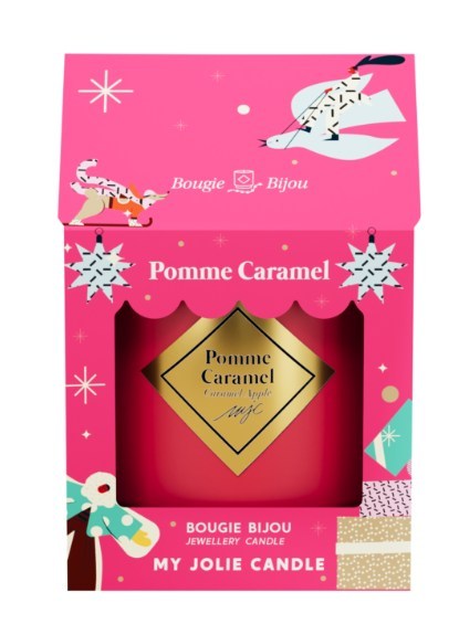 Maison Berger Duftkerze Pomme Caramel mit goldenem Armband