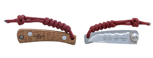 Panorama Knife Klappmesser Best of Switzerland, Kiss mit Paracord rot