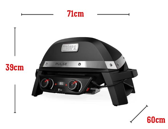 Weber Elektrogrill, Pulse 2000, Black, 82010094