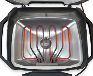 Weber Elektrogrill Pulse 2000 Black mit Rollwagen 85010094