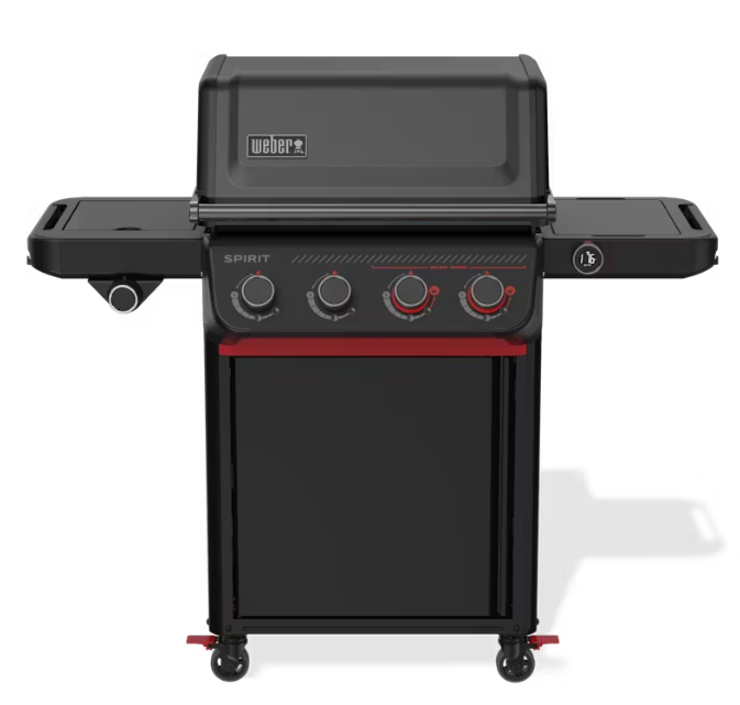 Weber Spirit EPX-435R Gasgrill Stealth Edition schwarz, inklusive Drehspiess