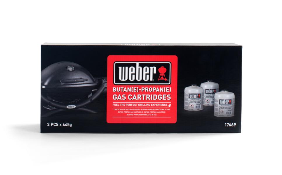 Gas-Kartusche 3er-Pack (3 x 445 g) Norm EN417