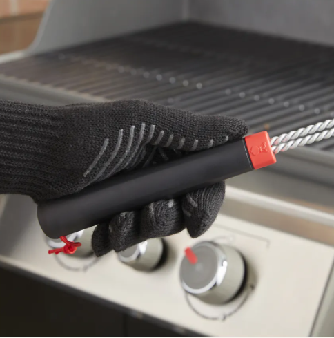 Grillbürste dreiseitig, 45 cm