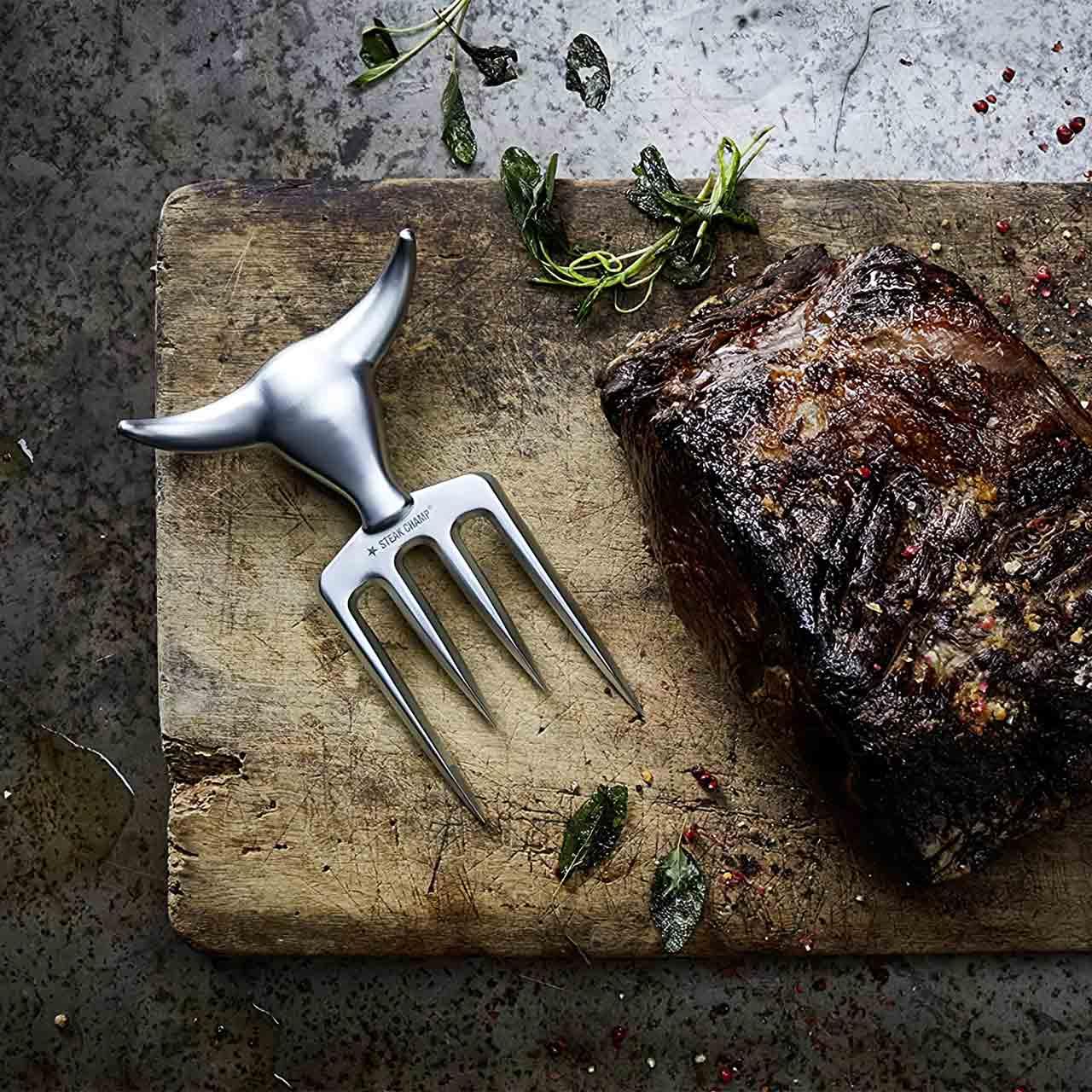 Steak Champ Bull Fork Fleischgabel
