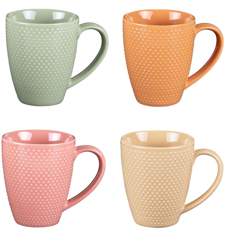 Table Passion Kaffeebecher Mug 35 cl  4-er Set Sunrise