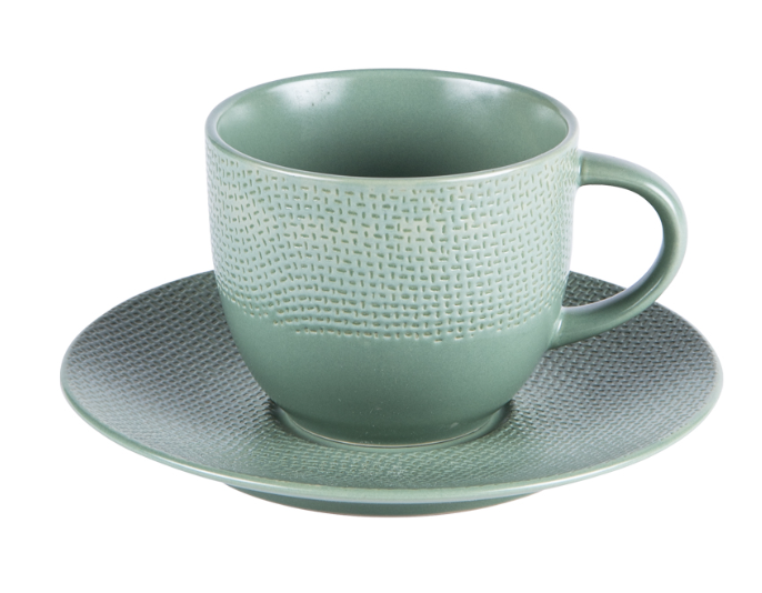 Tasse mit Unterteller 22 cl Vésuvio salbei