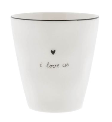 Bastion Collections Becher “i love us”
