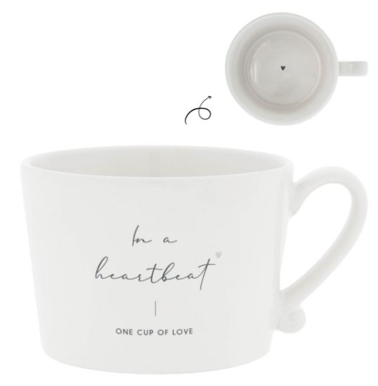Bastion Collections Tasse “In a heartbeat”