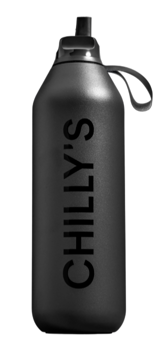 Chilly’s Bottle Series 2 Flip Bottle Abyss Black 1000 ml
