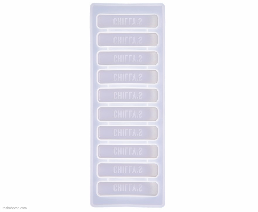 Chilly’s Bottle Ice Cube Tray, Clear