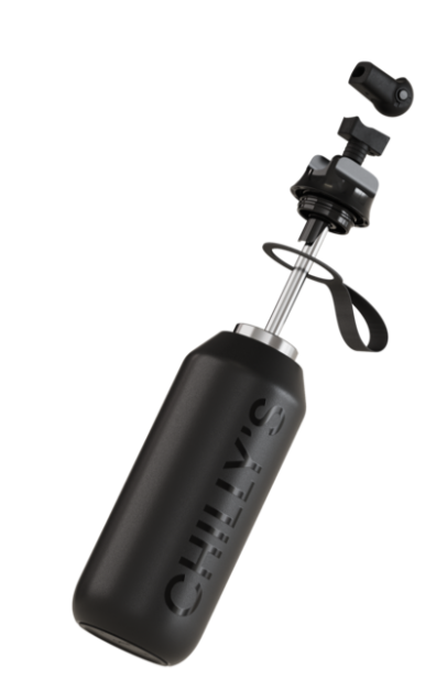 Chilly’s Bottle Series 2 Flip Bottle Abyss Black 1000 ml